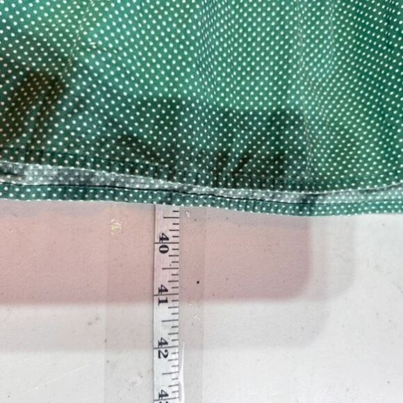 All the Wild Roses Women's Polka Dot Boho Tiered Breezy‎ Midi Dress Green Size 8 - Picture 13 of 15